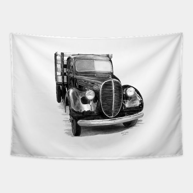 1939 Pickup Truck Tapestry by allthumbs