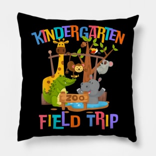 Kindergarten School Field Day Trip Squad 2024 Pillow