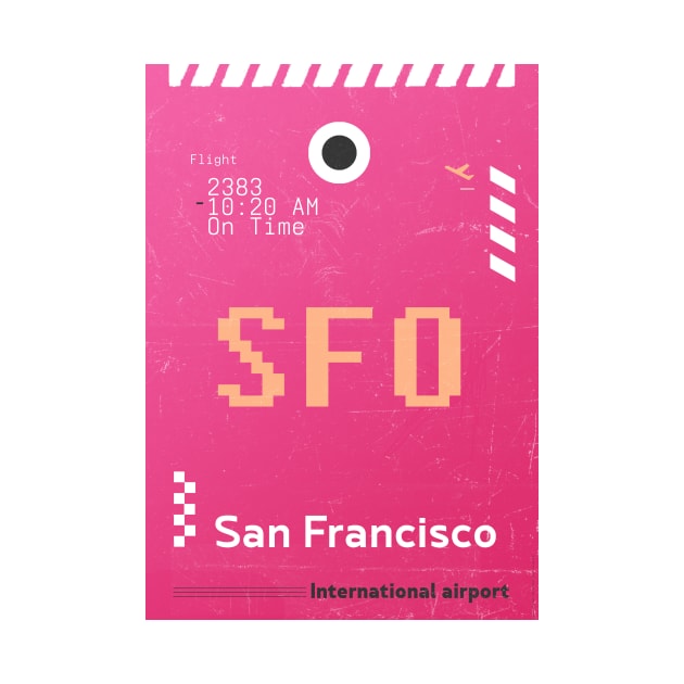 SFO San Francisco design by Woohoo