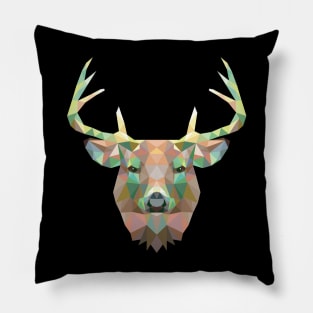 Deer Forest Art Pillow