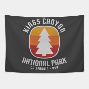 Kings Canyon National Park Retro Tapestry