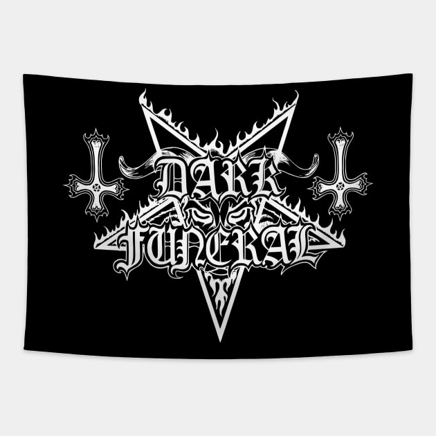 Dark Funeral Tapestry by Mey X Prints