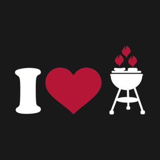 I love BBQ barbecue T-Shirt