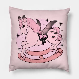 Bat Rocking Horse Pillow