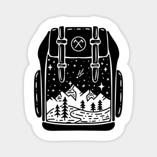 Travel / Hiking Backpack Magnet