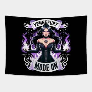 Yennefury Mode On - Sorceress - Dark Fantasy Tapestry