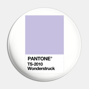 Wonderstruck Pantone Swatch Taylor Swift Purple Pin