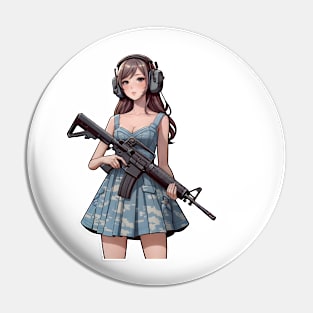 Tactical Girl Pin