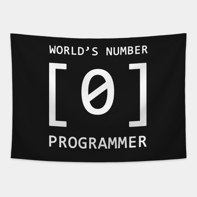 World number 0 Programmer - Funny Developer Tapestry by mangobanana