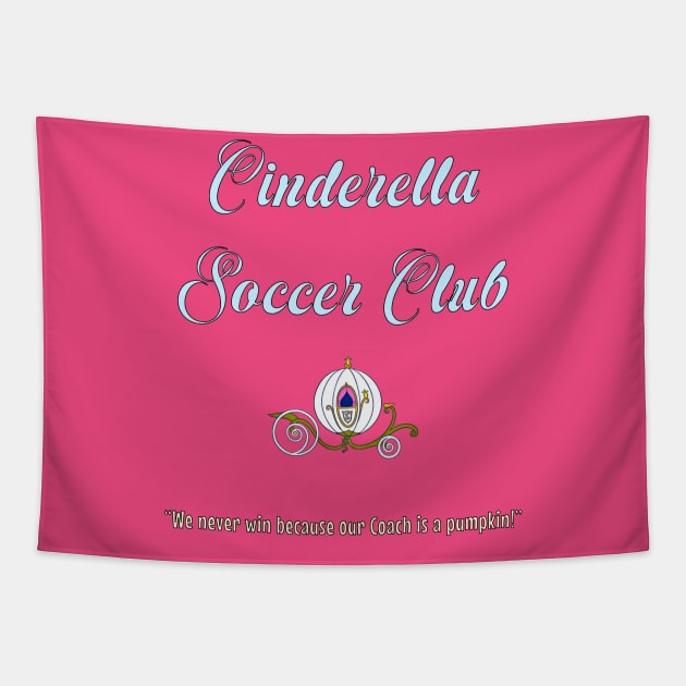 Cinderella Soccer Club Tapestry by Disney Assembled