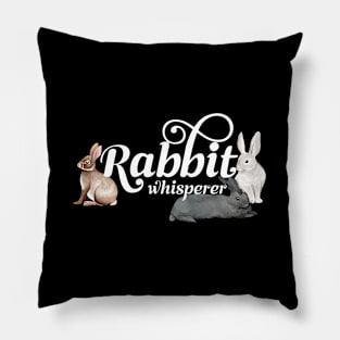 Rabbit Whisperer Pet Bunny Rabbit Pillow