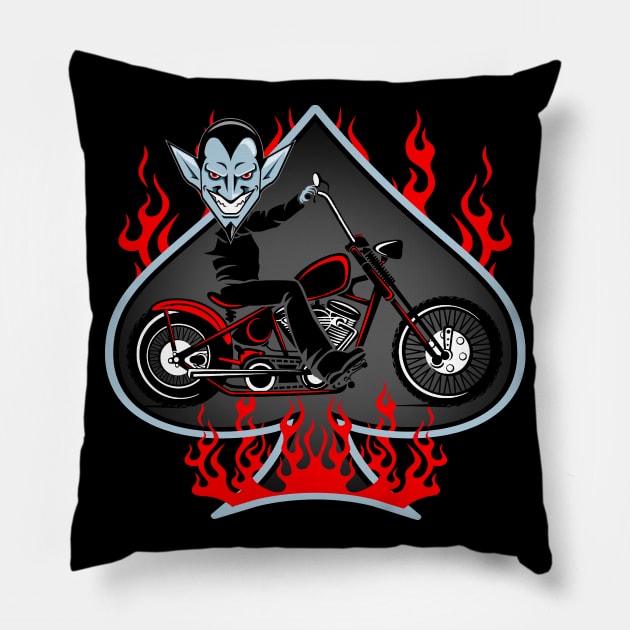 CHOPPER 4 (Drac) Pillow by GardenOfNightmares