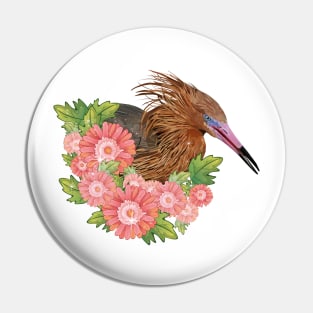 Reddish Egret Pin