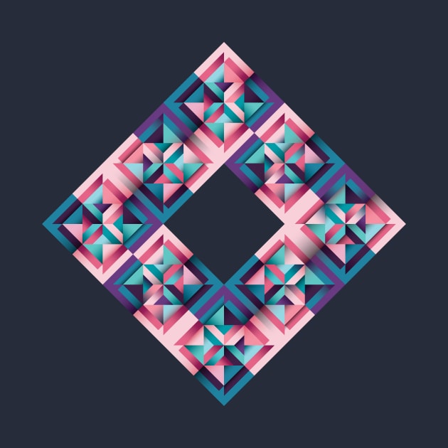 Modern Greek rhombus by IngaDesign