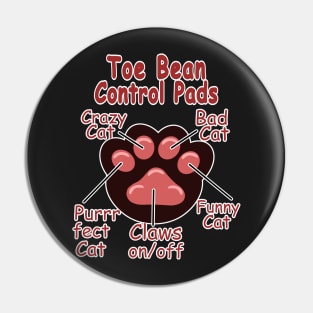 Toe Bean Cat Paw Pads Kitty Gamer Controller Pin