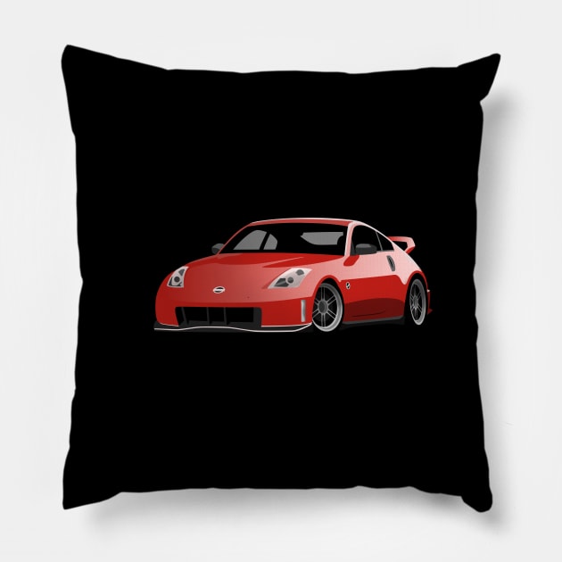 Nissan 350Z Pillow by TheArchitectsGarage