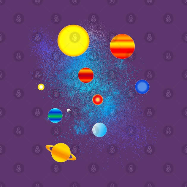 Solar System Space by Scar