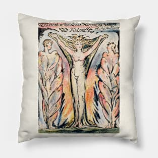 To go forth to the Great Harvest from Milton (1752-1827) Pillow