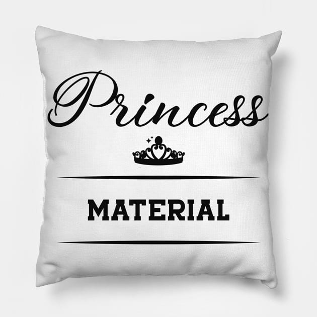 Princess Material Pillow by KC Happy Shop