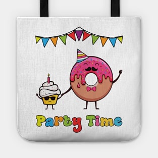 Donut Party Time Tote