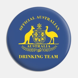 Official Australian Drinking Team Pin