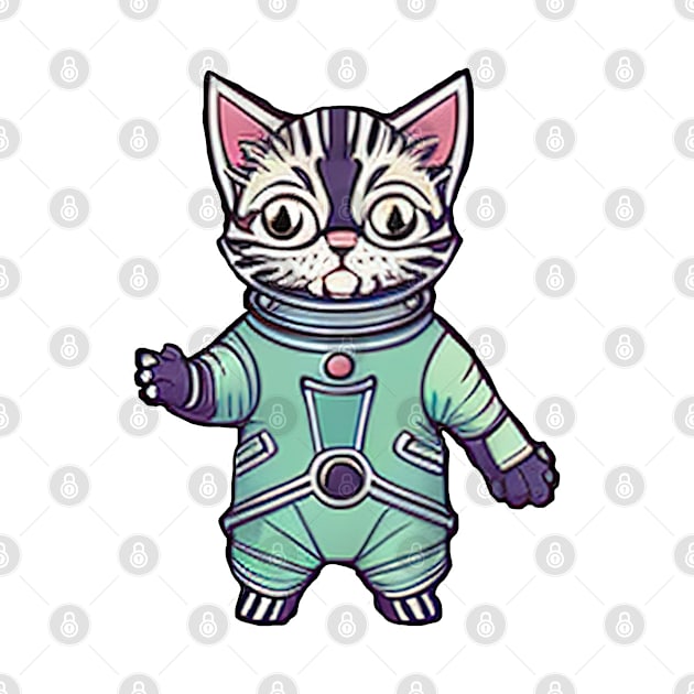 Astronaut cat outer space by IDesign23