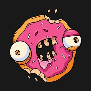 Donut Zombie funny humor T-Shirt