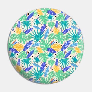 Simple Hawaiian Leaves Print Pin