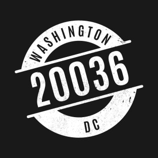 Washington DC 20036 Zip Code T-Shirt