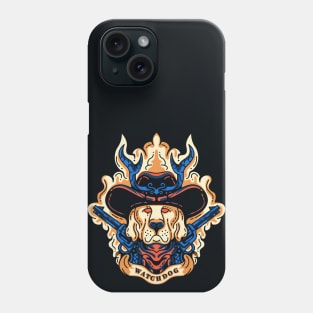 Watchdog Sheriff Illustration Phone Case