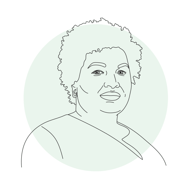 Stacey Abrams Art by FemCards