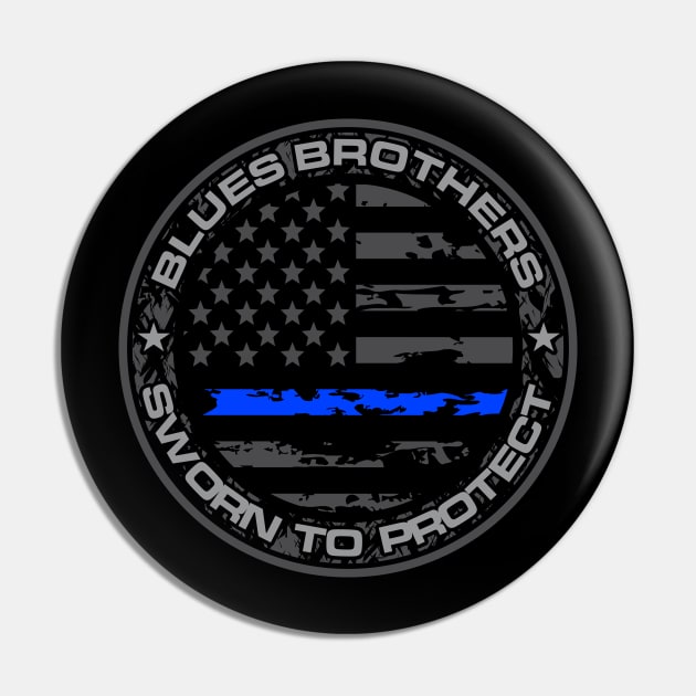 BLUES BROTHERS Pin by razrgrfx