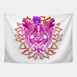 Pink Cougar ecopop Tapestry