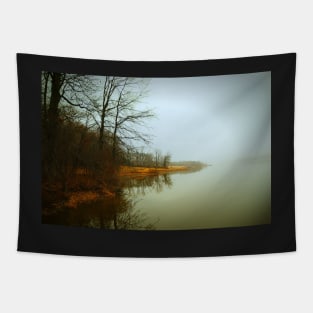 Winter At The Lake Tapestry