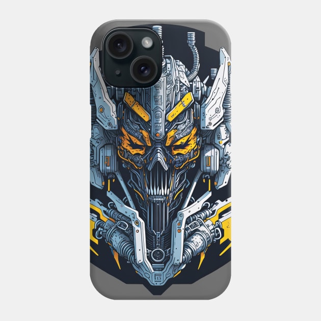 Mecha Skull S01 D53 Phone Case by Houerd