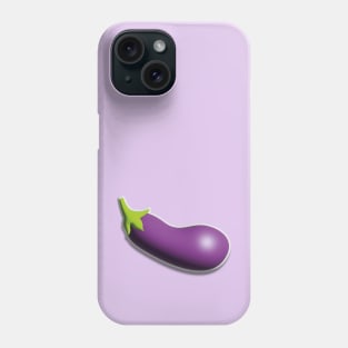 aubergine eggplant icon 3D Phone Case