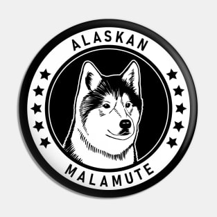 Alaskan Malamute Fan Gift Pin