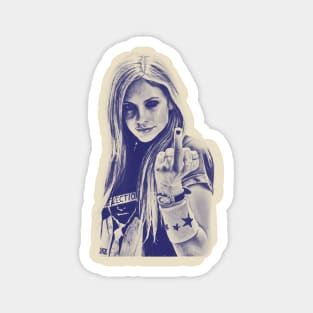 Avril Blue Vintage Magnet