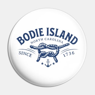 Bodie Island, NC Beach Knot Summer Vacation Pin