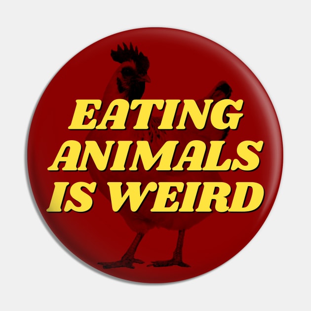 Eating Animals Is Weird Pin by Football from the Left
