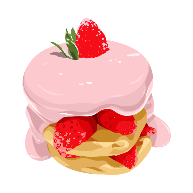 Strawberry Pancake by Heywids