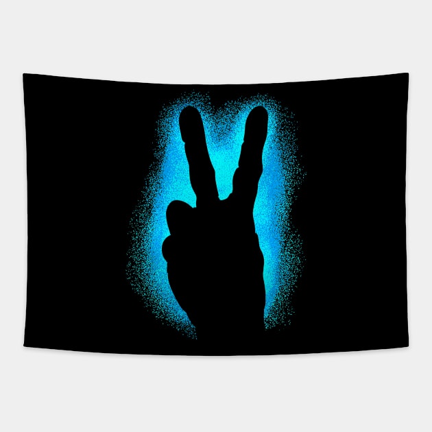 Rupestrian Peace Tapestry by nickbeta