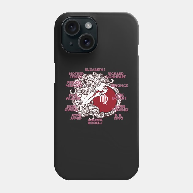 Virgo Zodiac Sign Test Phone Case by DarioNelaj