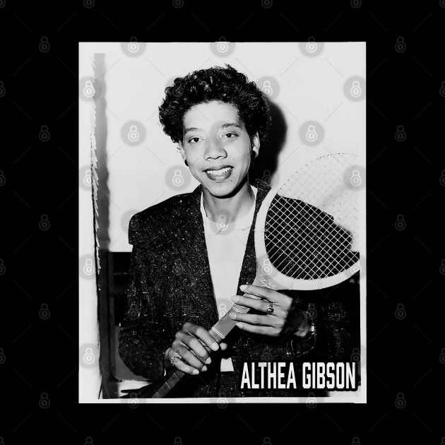 Althea Gibson by UrbanLifeApparel