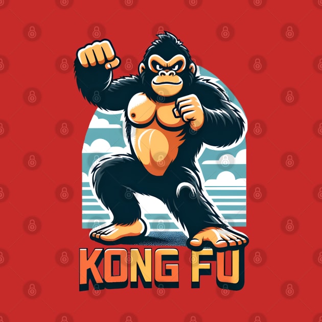 Funny Kids - Kong Fu by Shirt for Brains