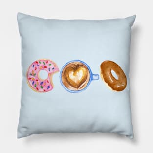 Donuts & Coffee Pillow