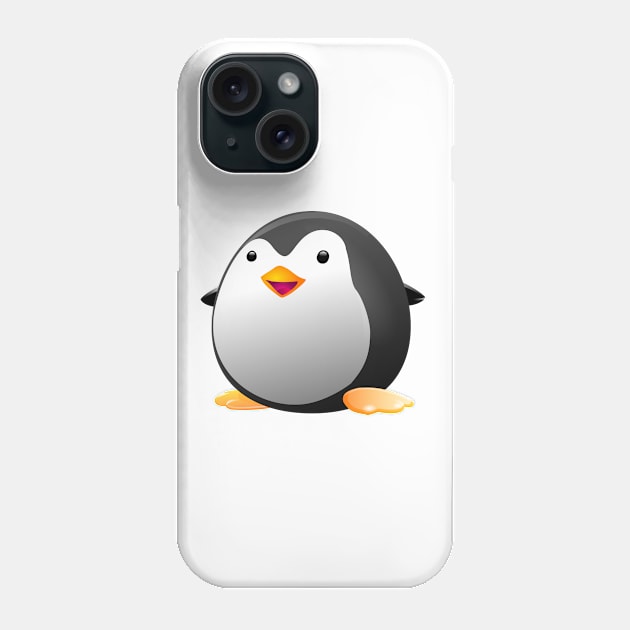 Cute baby penguin Phone Case by Farhad