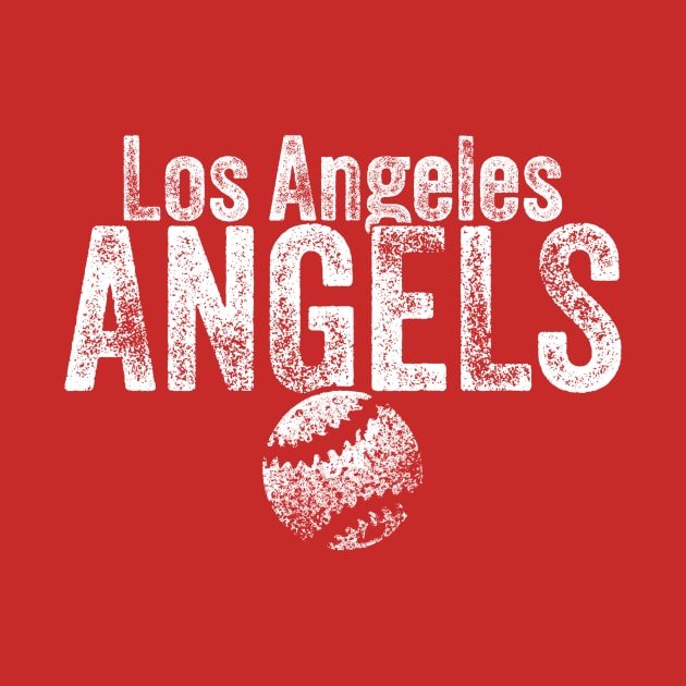 ANGELS Baseball Weathered by Throwzack