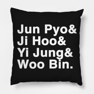 Jun Pyo & Ji Hoo & Yi Jung & Woo Bin Pillow