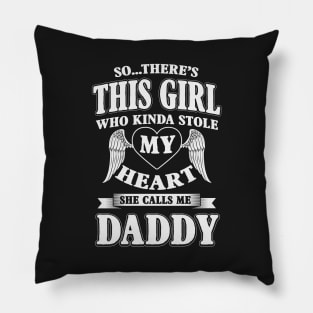 Daddy's Heart Stealer Pillow